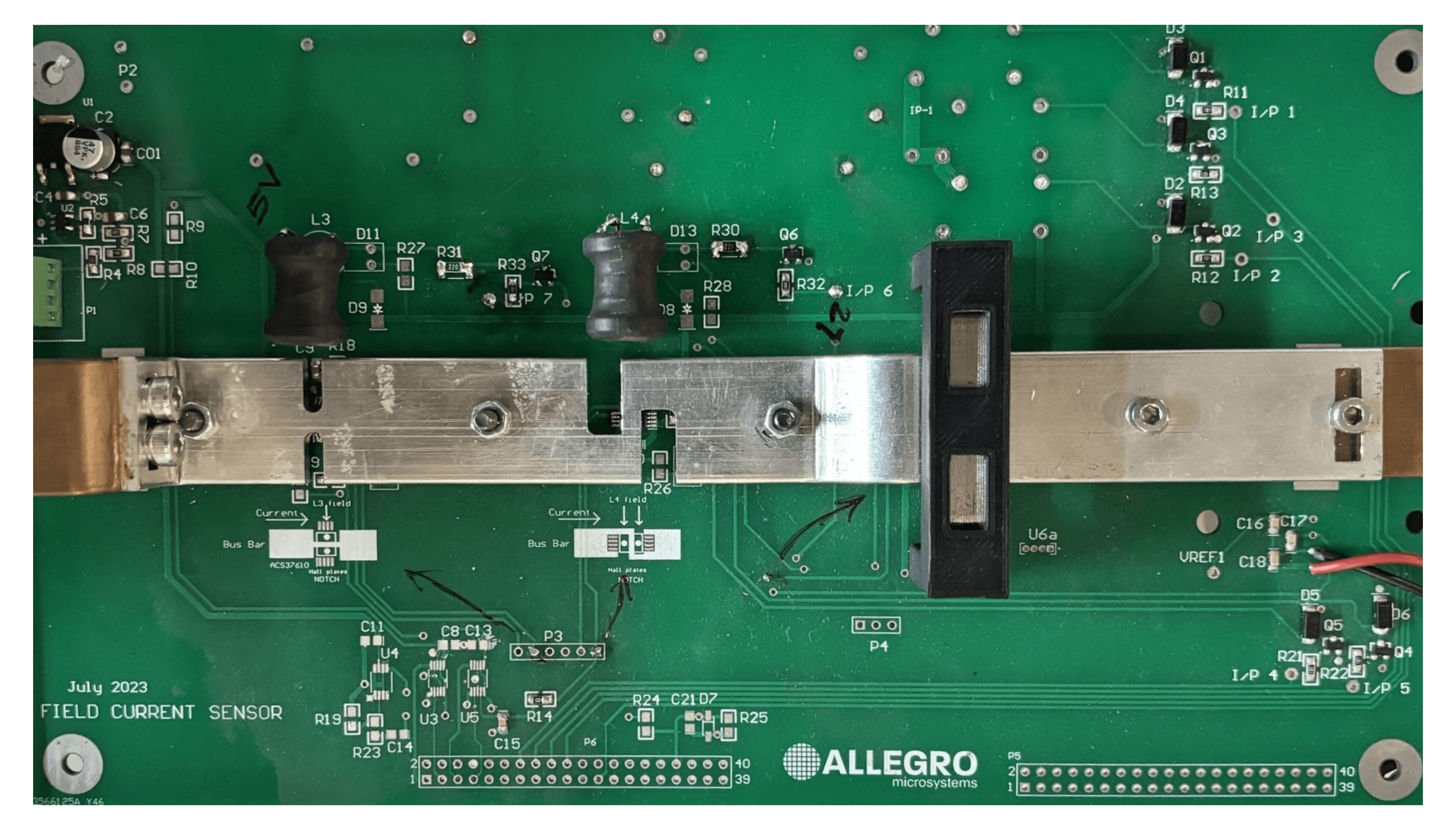 Field Current Sensors board layout